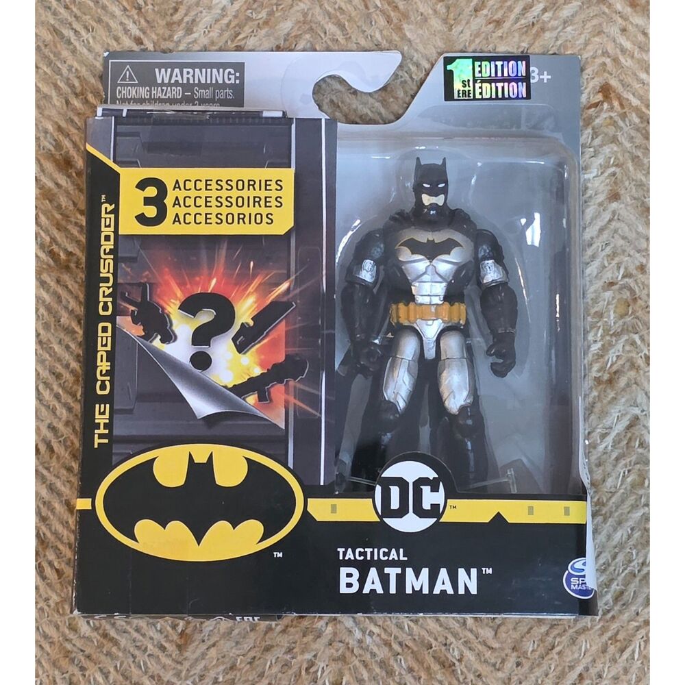 DC Comics The Caped Crusader Tactical Batman 4-Inch Action Figure 1st Edition